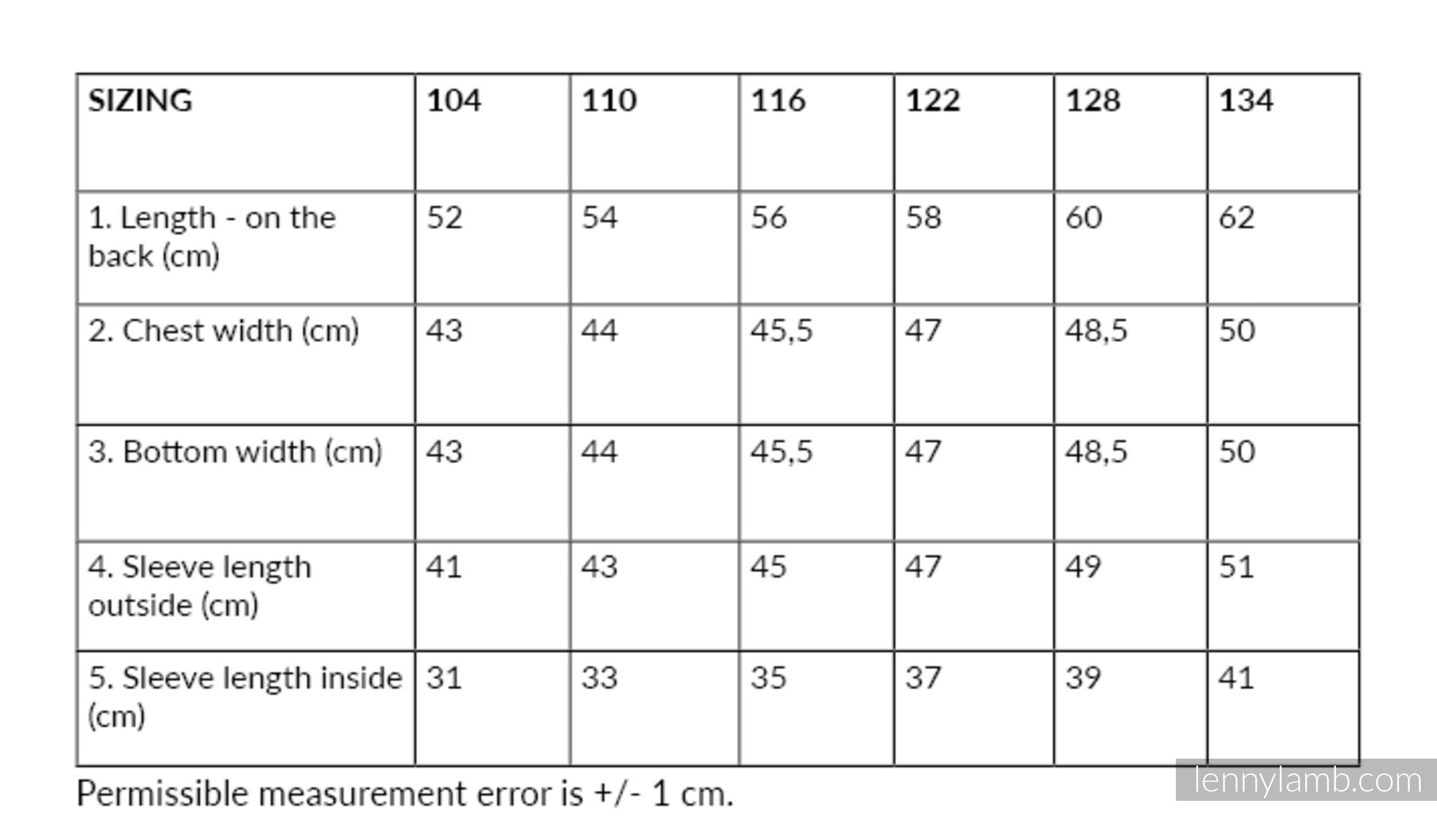 What Does Size 110 Mean In Baby Clothes At Larry Gordon Blog